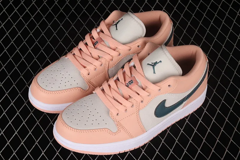 All categories Air Jordan Jordan series basketball shoes Air Jordan 1 Low Air Jordan 1 Low AJ1 Joe 1 pink and green low-top cultural sneakers DC0774-800